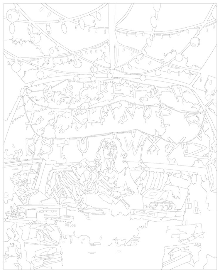 Картина по номерам ОСД Очень странные дела — картинка 3