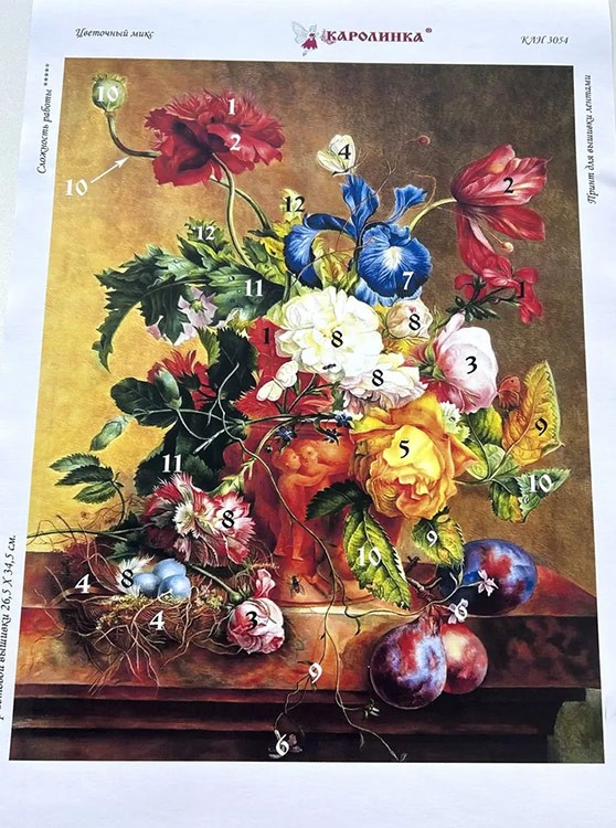 Набор для вышивания «Цветочный микс» — картинка 6