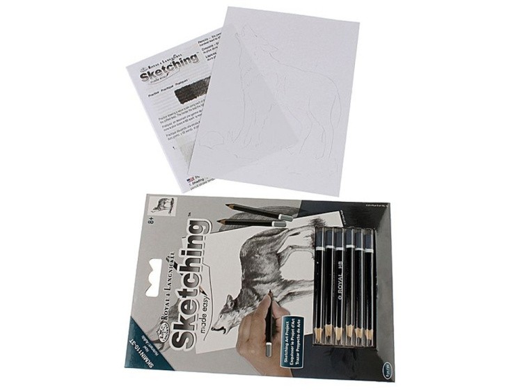 Набор для скетчинга «Волк» — картинка 3