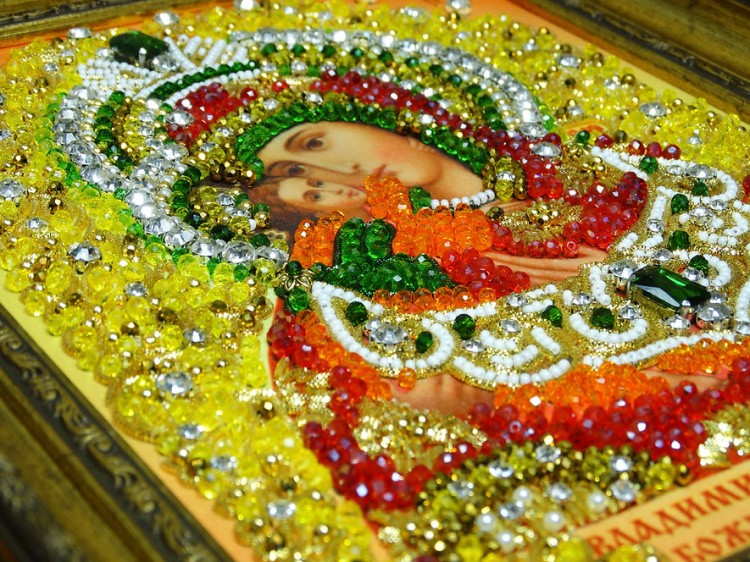 Набор вышивки хрустальными камнями «Владимирская» — картинка 3