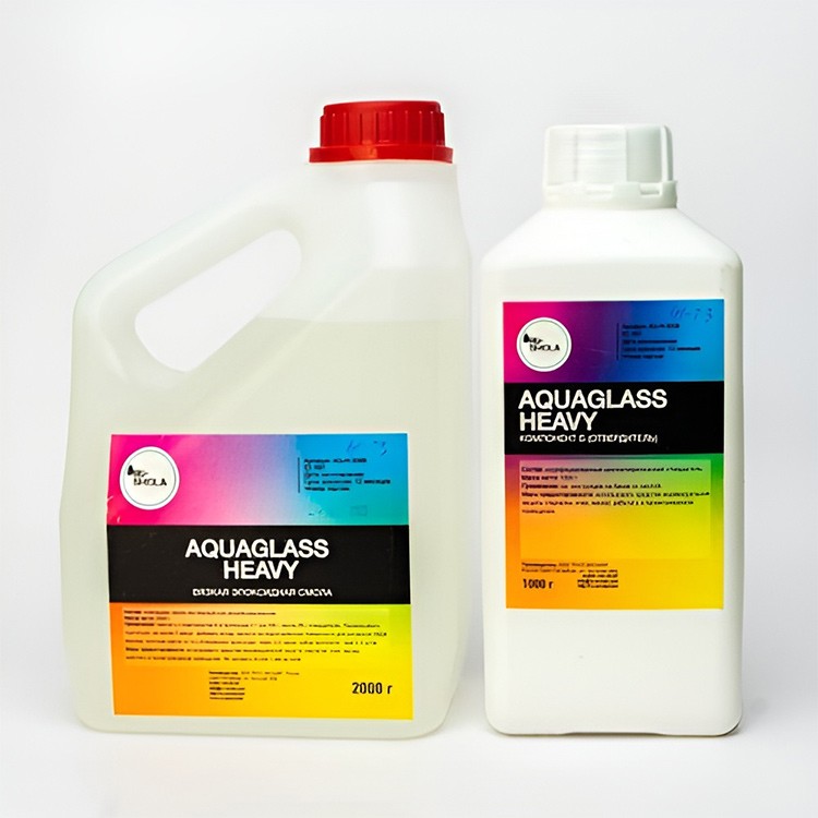 Особо вязкая смола для рисования Aquaglass Heavy 3 кг, RU-SMOLA — картинка 2