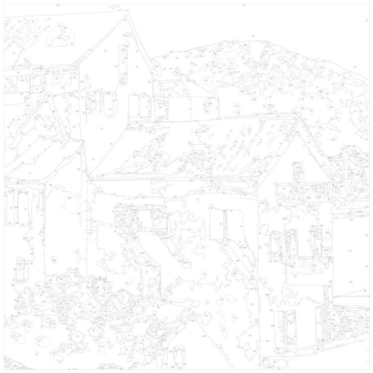 Картина по номерам «Солнечные домики» — картинка 3