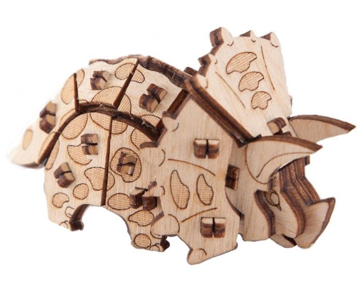 Конструктор из дерева «Трицератопс» — картинка 2