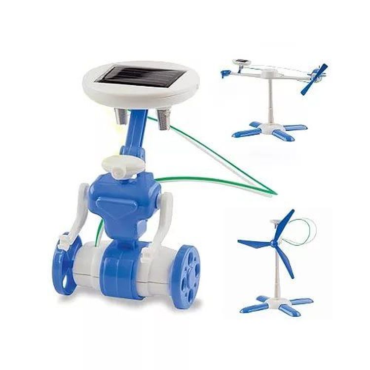 Игрушка-конструктор на солнечных батареях «Инопланетянин Трансформер» — картинка 3