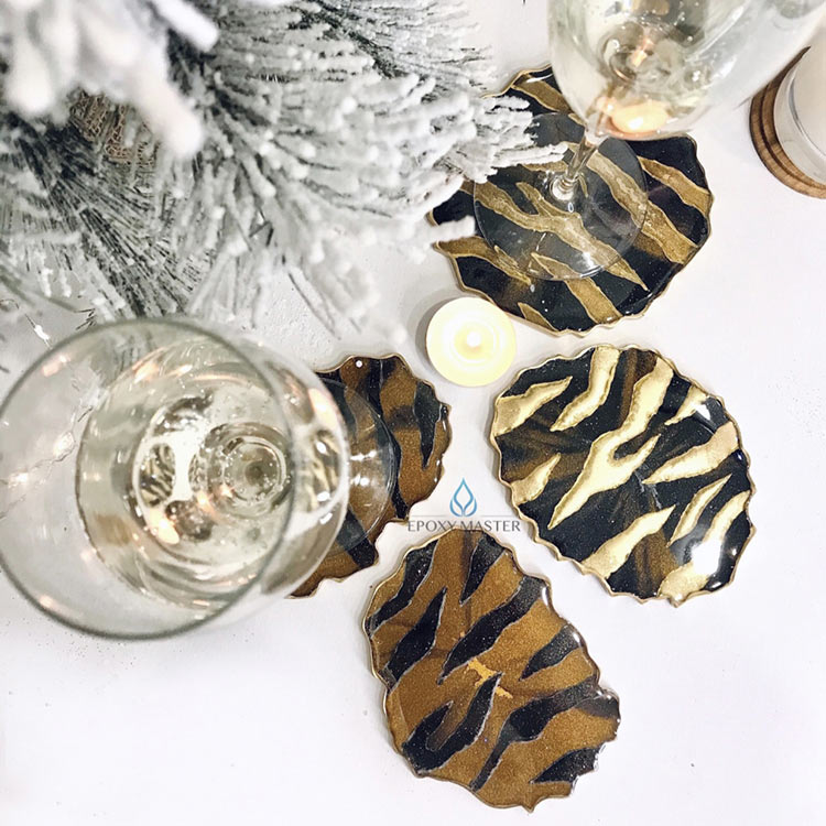 Силиконовый молд для эпоксидной смолы - Жеода набор, 4 шт. — картинка 3