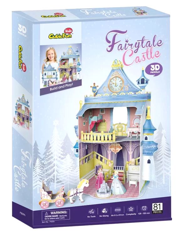 3D пазл CubicFun «Замок Принцессы» — картинка 7