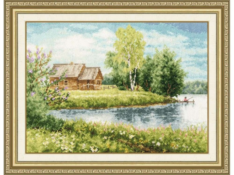 Набор для вышивания «Домик у озера» — картинка 2