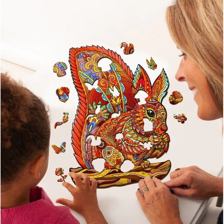 Деревянные пазлы «Лесная Белка S», Woodbests — картинка 3