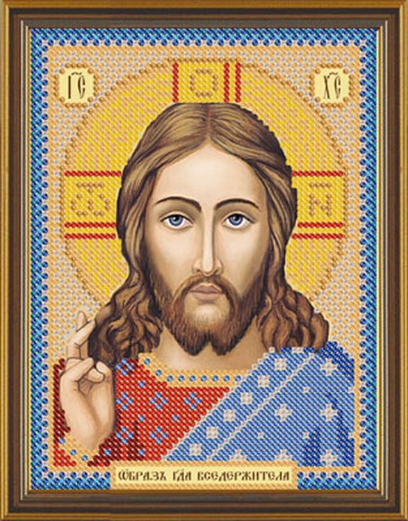 Рисунок на ткани «Христос Спаситель»