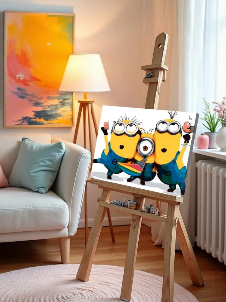 Картина по номерам «Миньоны» — картинка 10