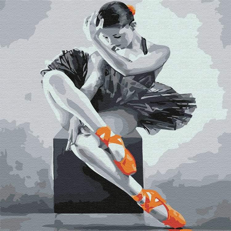 Картина по номерам «Юная балерина»