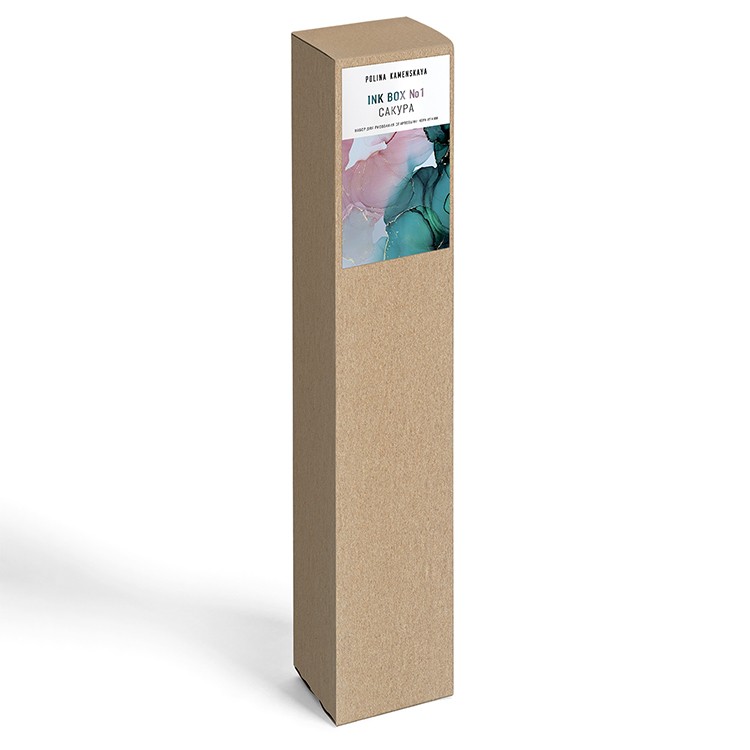 Набор для создания картин в стиле INK ART «Сакура» (без фена) — картинка 2