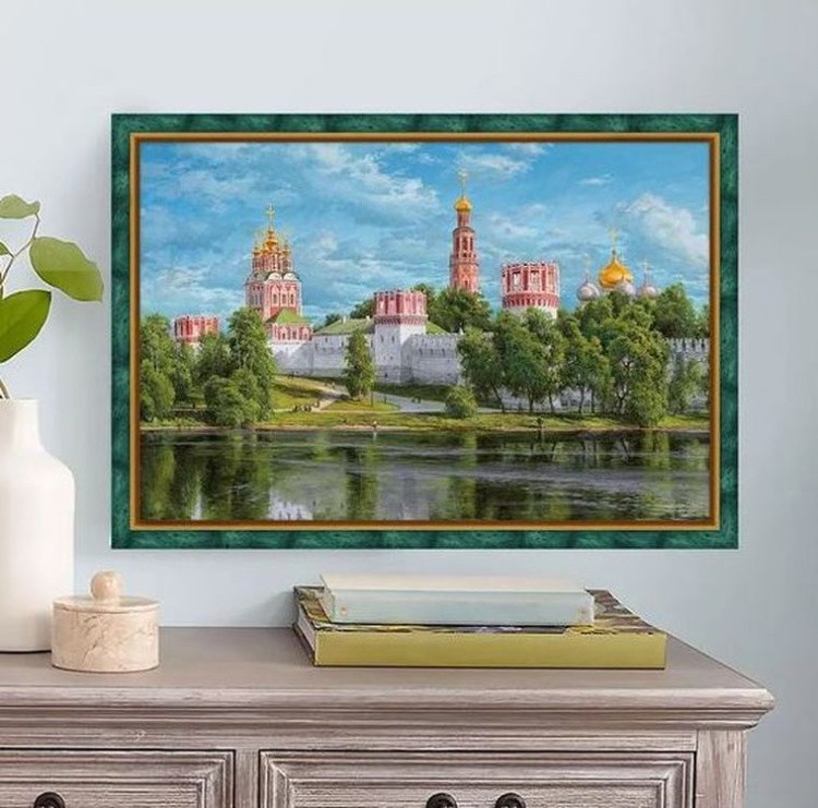 Алмазная вышивка «Новодевичий монастырь» — картинка 4