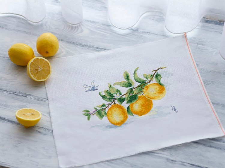 Набор для вышивания «Веточка лимона» — картинка 4
