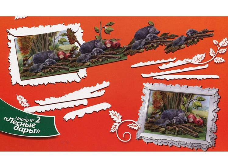Объемная картина «Лесные дары» — картинка 2