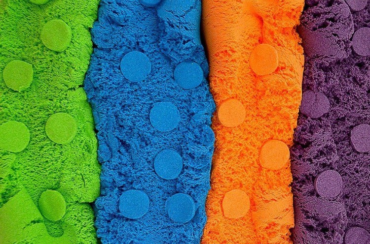 Кинетический пластилин Лепа «Zephyr» фиолетовый 0,3 кг (Дой-пак) — картинка 3