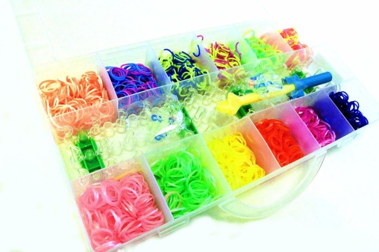 Набор для плетения фенечек Вералина Loom bands 12 цветов — картинка 2