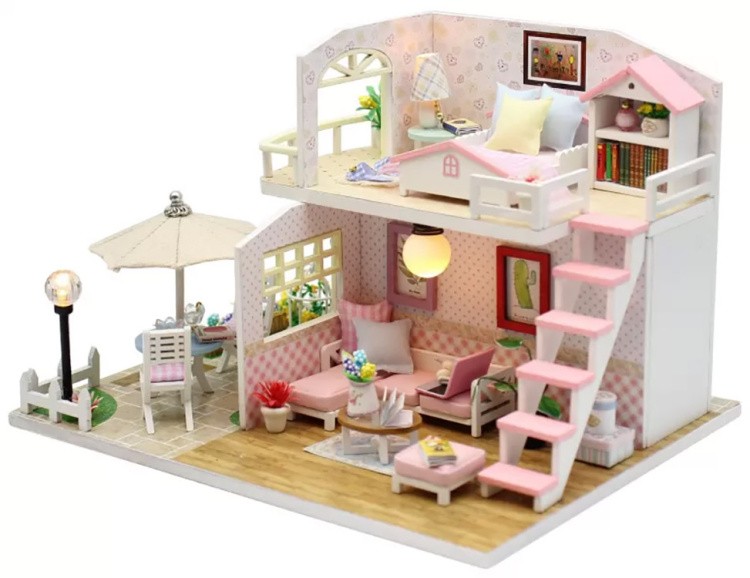 Сборная модель Румбокс. Миниатюрный Розовый Лофт — картинка 2