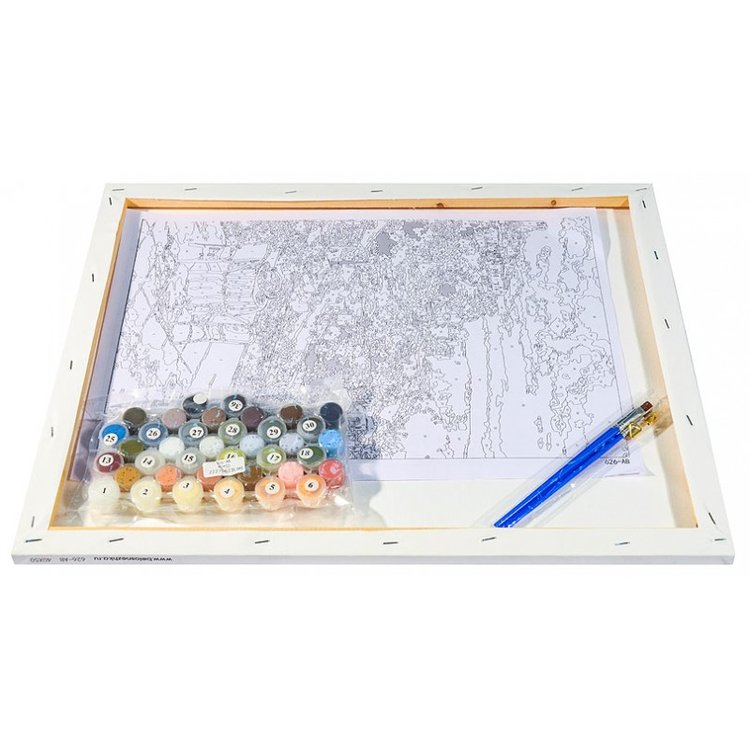 Картина по номерам «Панорама Сен-Поль-де-Вансе, Франция» — картинка 3