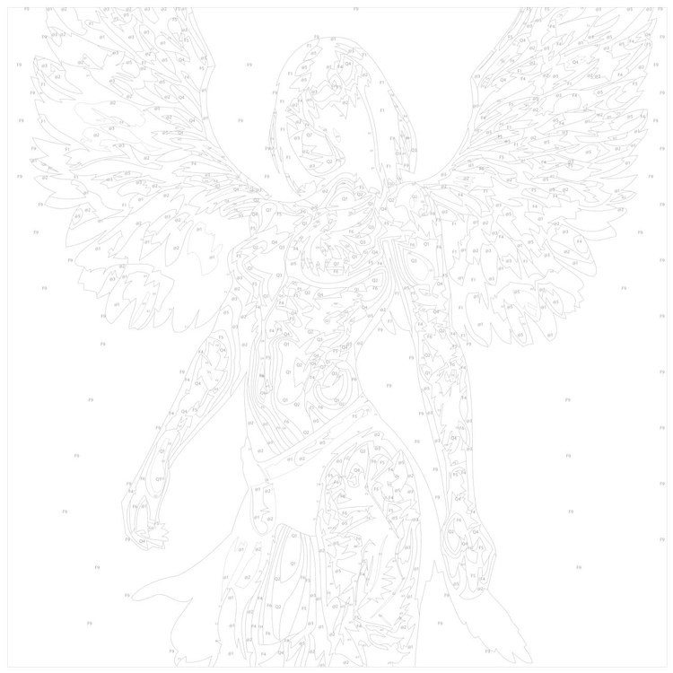 Картина по номерам «Девушка с тату» — картинка 3