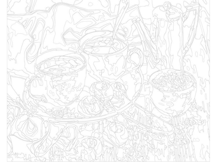 Картина по номерам «Утренний кофе» — картинка 3