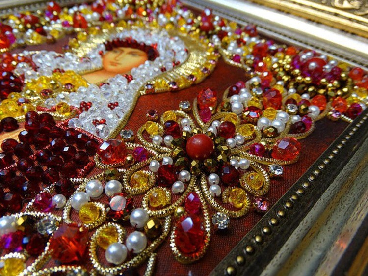 Набор вышивки хрустальными камнями «Святая Виктория» — картинка 5