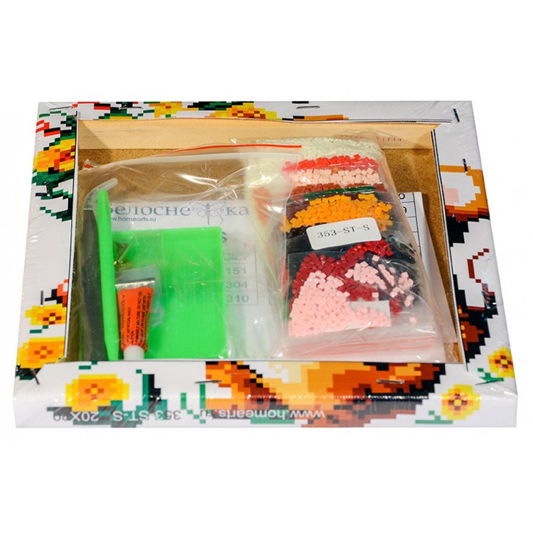 Алмазная вышивка «Мышонок с букетом» — картинка 3