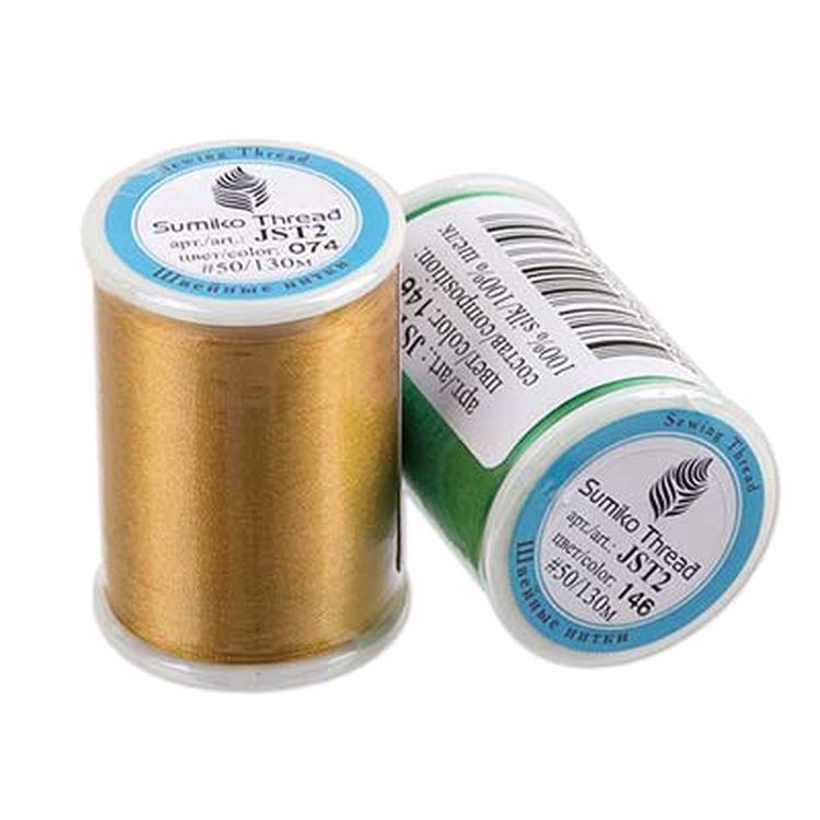 Нитки для вышивания SumikoThread, цвет: №053 сиреневый, 130 м — картинка 2