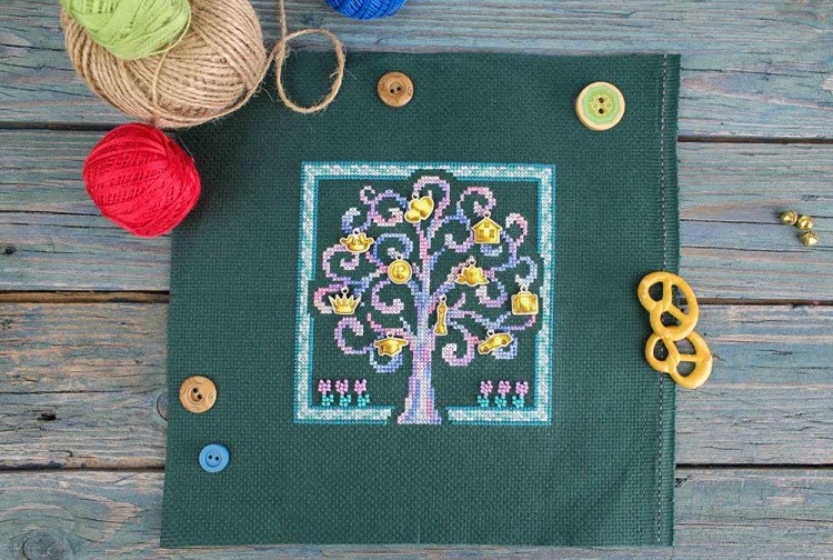 Набор для вышивания «Мини-семплер. Дерево желаний» — картинка 5