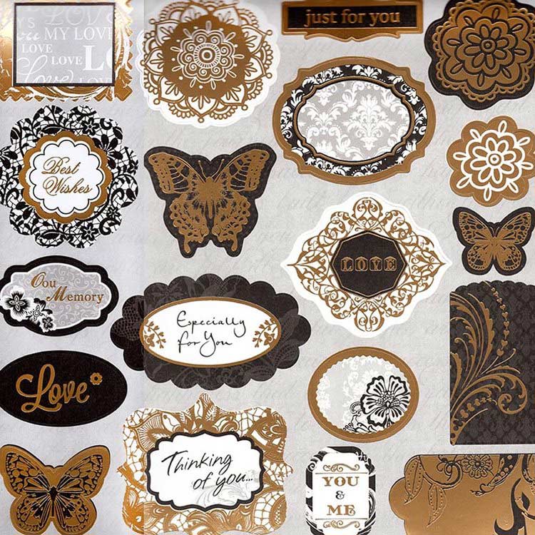 Набор бумаги «Золотое барокко» — картинка 9