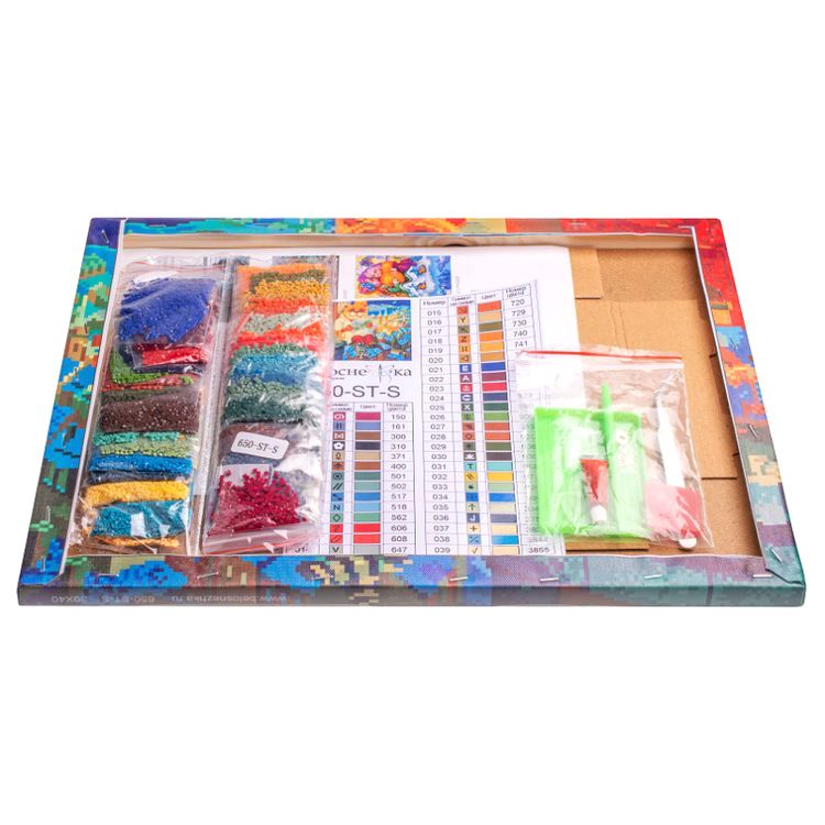 Алмазная вышивка «Ночные новости» — картинка 3