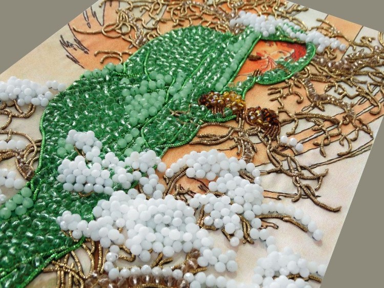 Набор вышивки хрустальными камнями «Зима» — картинка 5