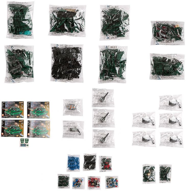 Конструктор Cada Technics Танк M1A2, 1498 деталей — картинка 3