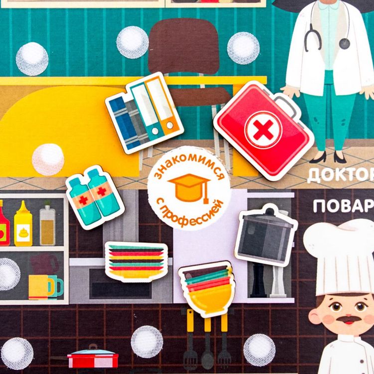Сортер «Профессии, Доктор и повар» — картинка 3