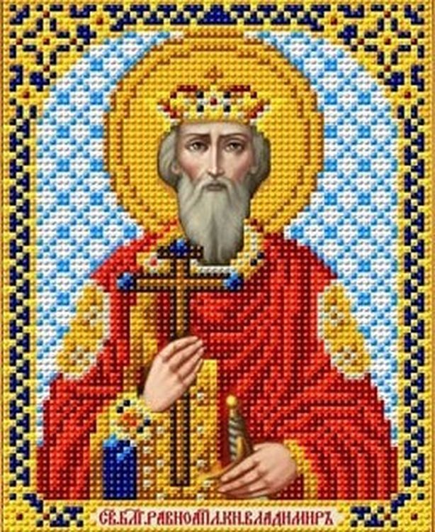 Рисунок на ткани «Святой Князь Владимир»
