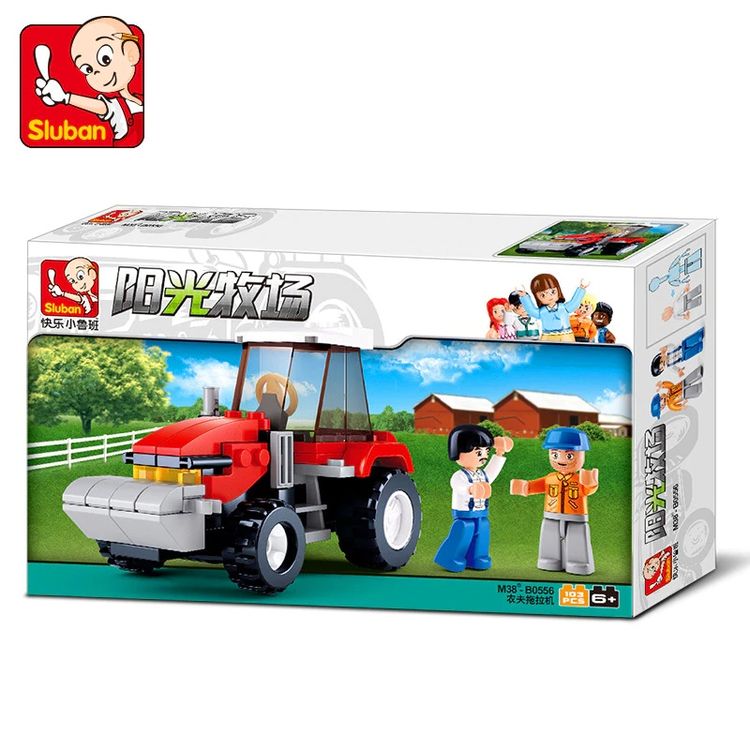 Конструктор «Строительная техника. Трактор», 102 детали — картинка 3