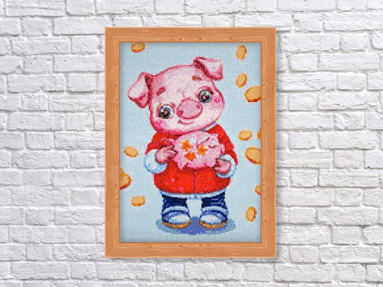 Алмазная вышивка «Коплю на мечту» — картинка 3