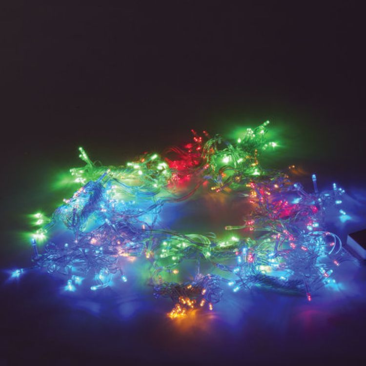 Электрогирлянда светодиодная «Занавес», 304 лампы, 2х2 м, многоцветная — картинка 4