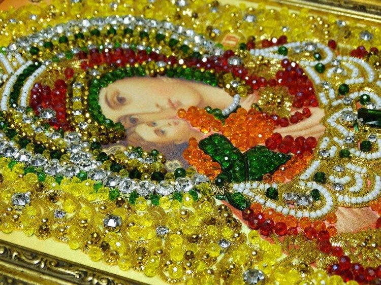 Набор вышивки хрустальными камнями «Владимирская» — картинка 10