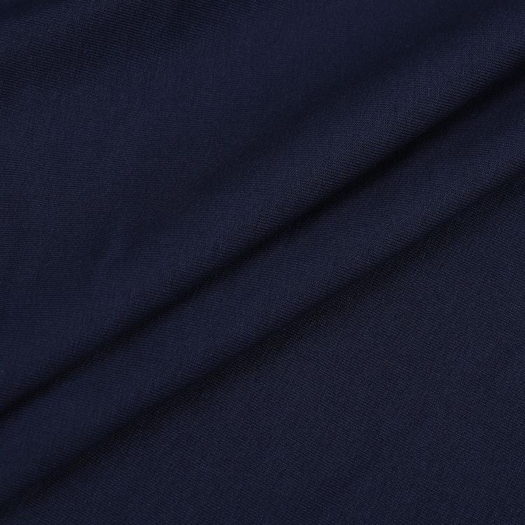 Ткань трикотаж Футер 2х нитка, петля с лайкрой, пенье, 10 м x 180 см, 240 г/м², цвет: индиго, TBY — картинка 3