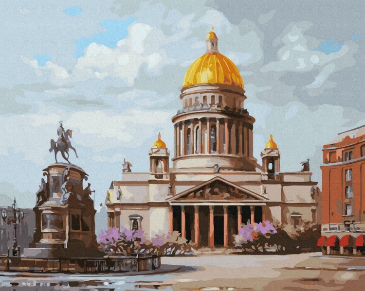 Картина по номерам «Санкт Петербург. Исаакиевская площадь»