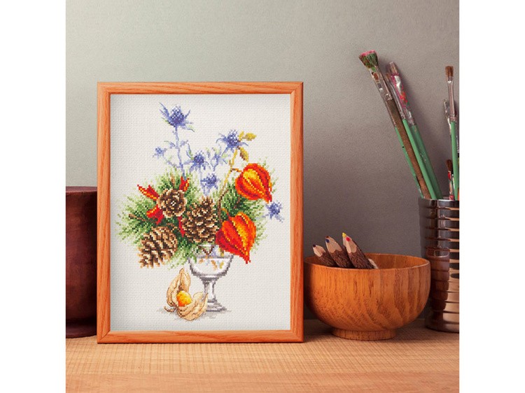 Набор для вышивания «Зимний букетик» — картинка 3