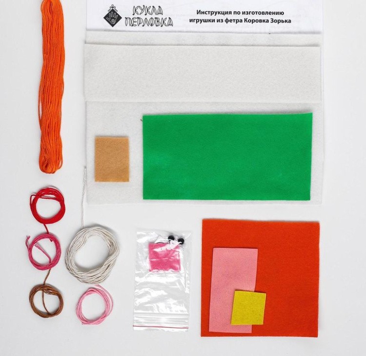 Набор для шитья «Коровка Зорька» — картинка 4