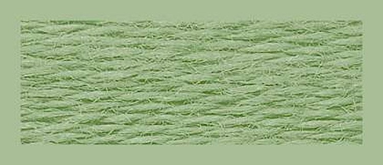 Нитки мулине (шерсть/акрил), 10 шт. по 20 м, цвет: №300 зеленый, Риолис