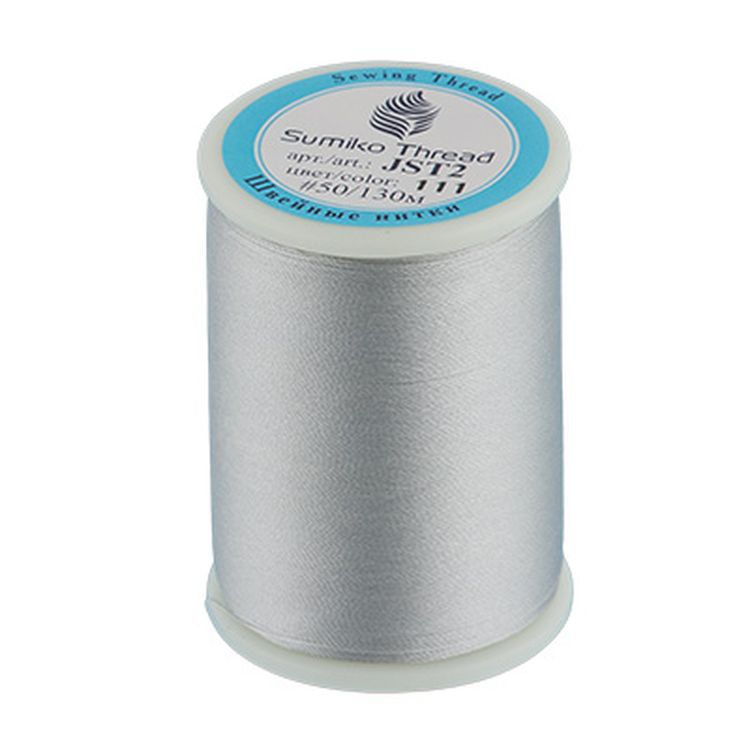 Нитки для вышивания SumikoThread, цвет: №111 светло-светло-серый, 130 м