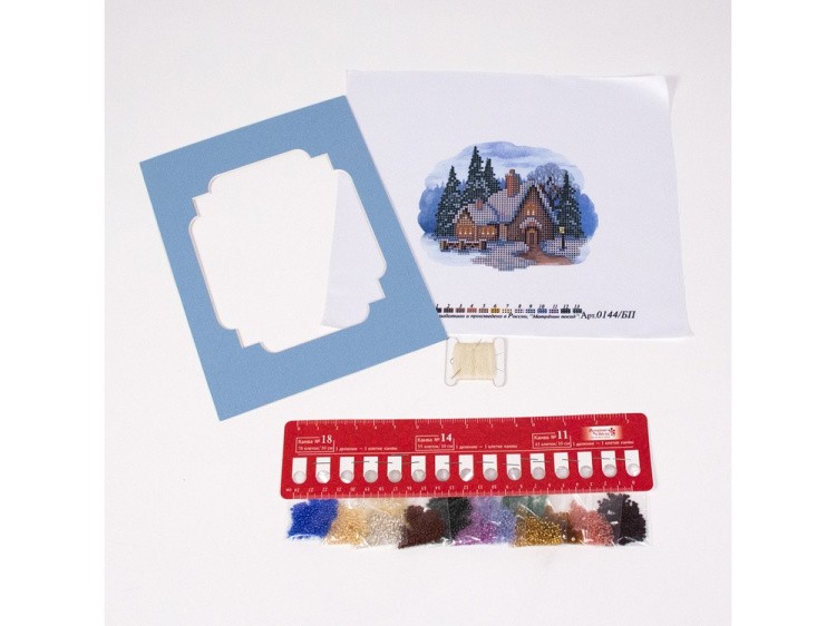 Набор вышивки бисером «Пряничный домик» — картинка 3