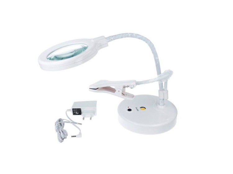 Лупа с подсветкой, с клипсой, увеличение Х2, FERSTEL — картинка 3