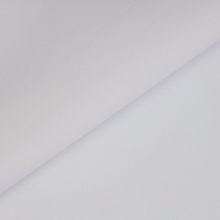 Ткань Поплин стрейч, 5 м x 150 см, 125 г/м², цвет: белый, TBY — картинка 2