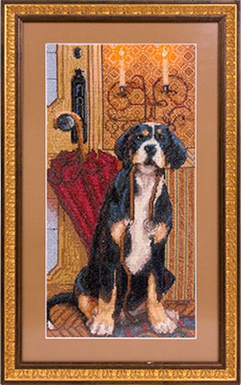 Набор для вышивания «В ожидании прогулки» — картинка 2