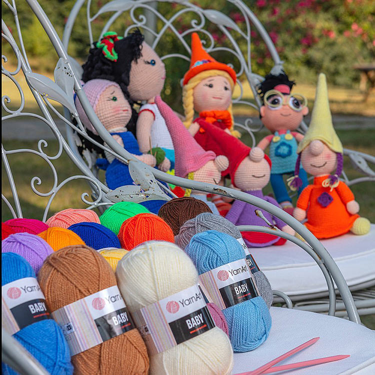 Пряжа YarnArt Baby (Ярнарт Беби) (857), лён, 1 шт. 50 г — картинка 5